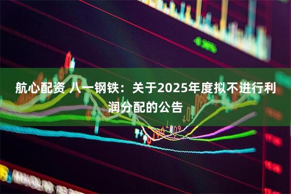 航心配资 八一钢铁：关于2025年度拟不进行利润分配的公告